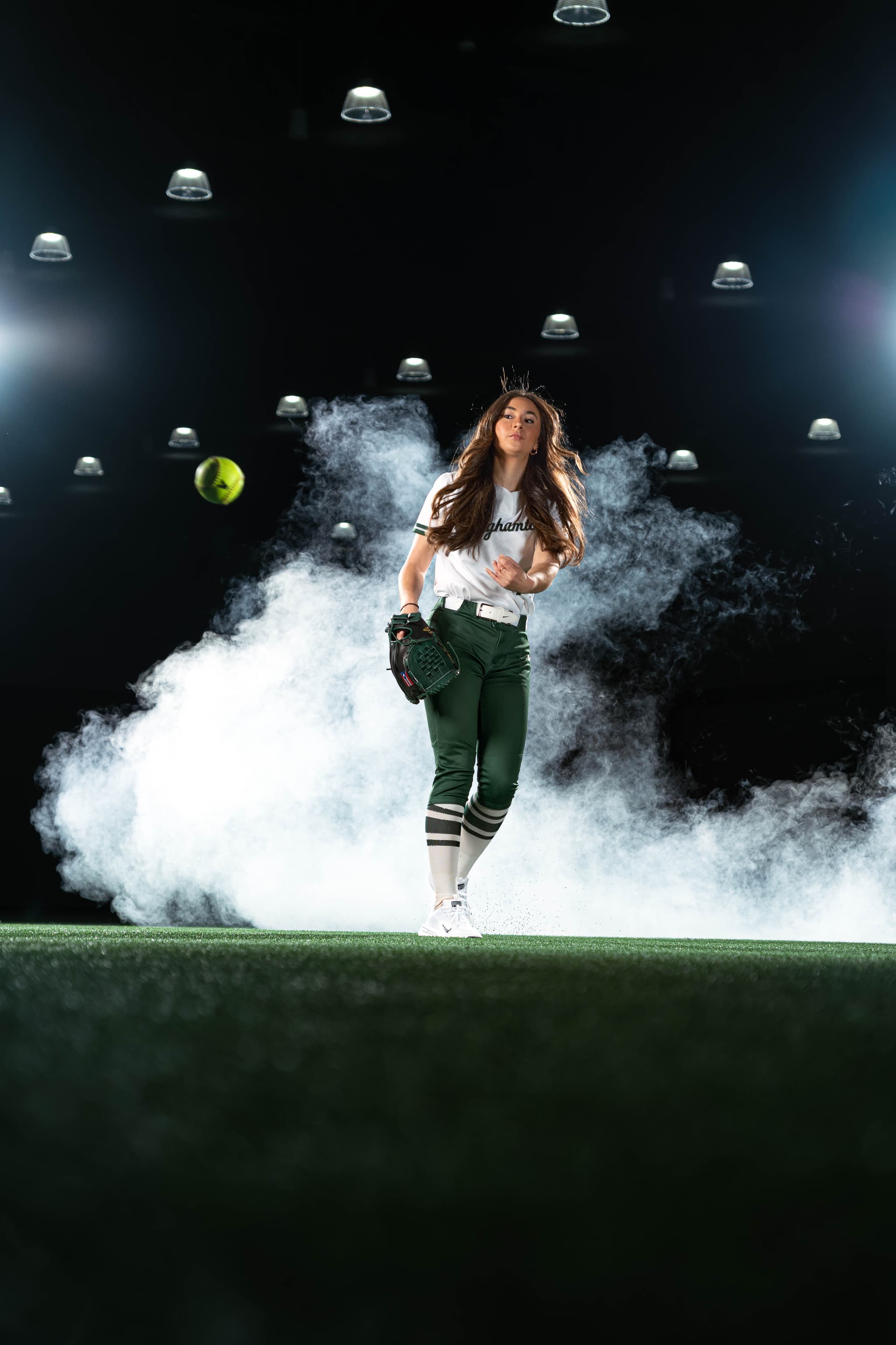 Binghamton University softball media day photo, Binghamton NY