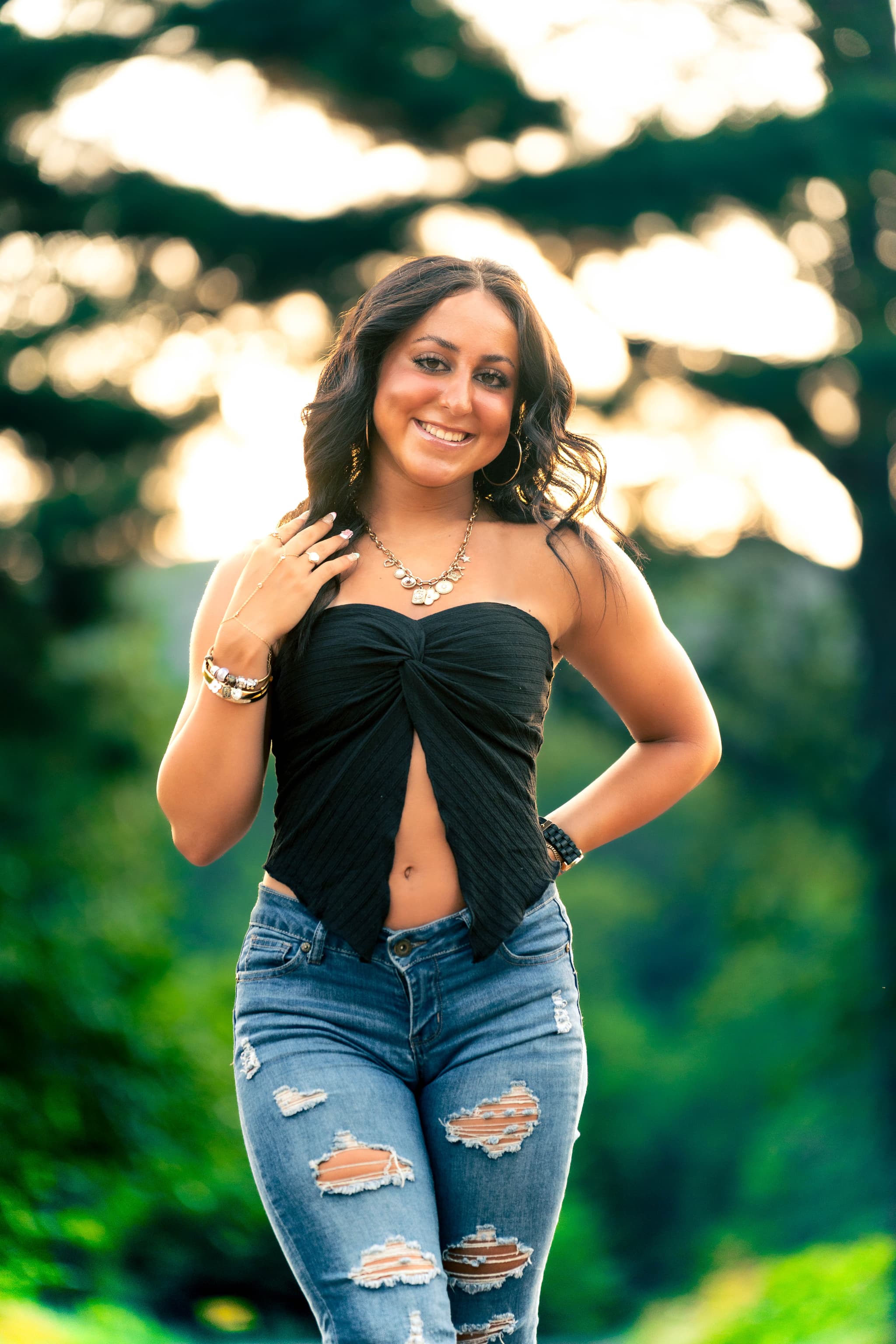 Mackenzie C. senior portrait, Ives Run PA